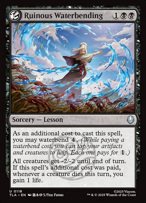 Ruinous Waterbending (118) (Foil) - Avatar: The Last Airbender - Game On