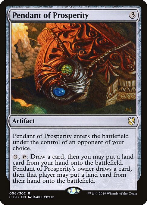 Pendant of Prosperity (56) - Commander 2019 - Game On
