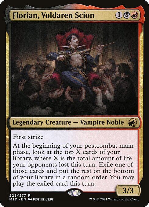 Florian, Voldaren Scion (223) (Foil) - Innistrad: Midnight Hunt - Game On