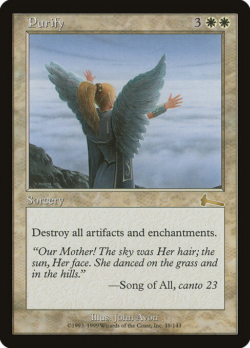 Purify (19) (Foil) - Urza's Legacy - Game On