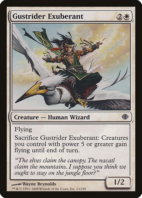 Gustrider Exuberant (13) (Foil) - Shards of Alara - Game On