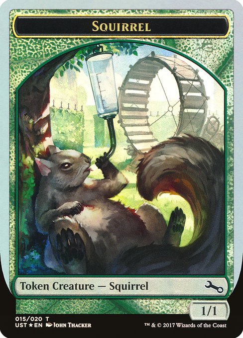 Squirrel (15) (Foil) - Unstable Tokens - Game On