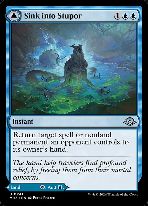 Sink into Stupor // Soporific Springs (241) (Foil) - Modern Horizons 3 - Game On