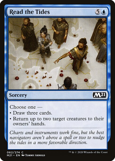 Read the Tides (62) (Foil) - Core Set 2021 - Game On
