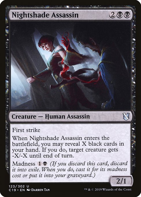 Nightshade Assassin (123) - Commander 2019 - Game On