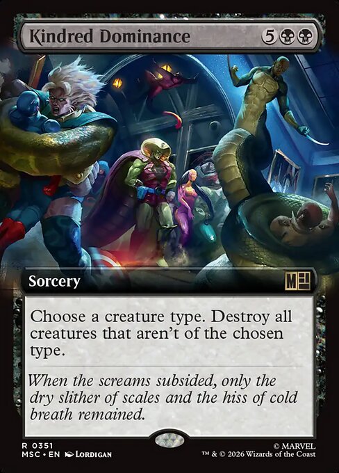 Kindred Dominance (351) - EXTENDED ART - Marvel Super Heroes Commander - Game On