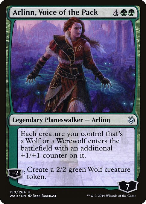 Arlinn, Voice of the Pack (150) (Foil) - War of the Spark - Game On