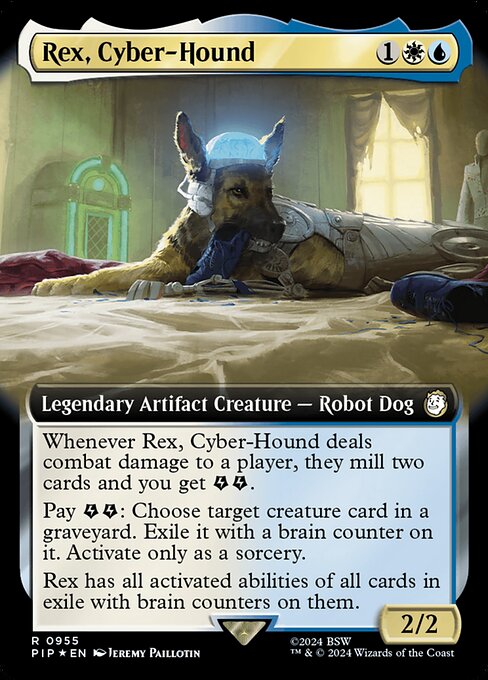 Rex, Cyber-Hound (955) - EXTENDED ART (Foil) - Fallout - Game On