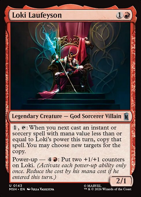 Loki Laufeyson (143) (Foil) - Marvel Super Heroes - Game On