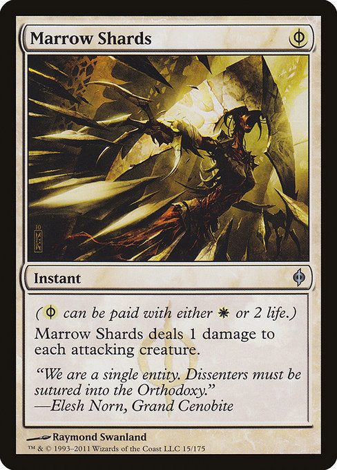 Marrow Shards (15) (Foil) - New Phyrexia - Game On