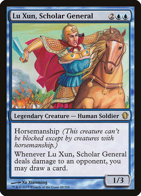 Lu Xun, Scholar General (49) - Commander 2013 - Game On