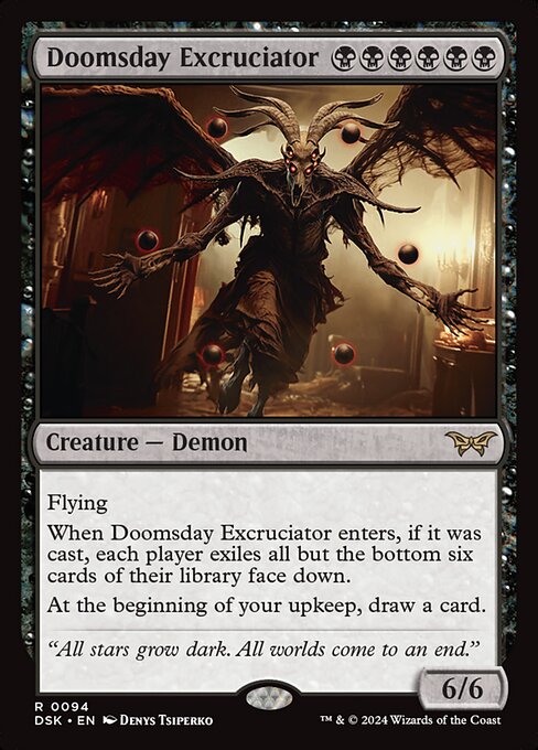 Doomsday Excruciator (94) (Foil) - Duskmourn: House of Horror - Game On