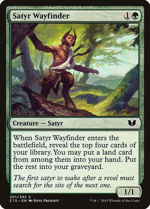 Satyr Wayfinder (201) - Commander 2015 - Game On