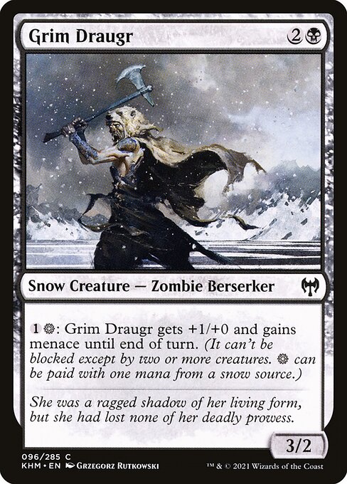 Grim Draugr (96) (Foil) - Kaldheim - Game On