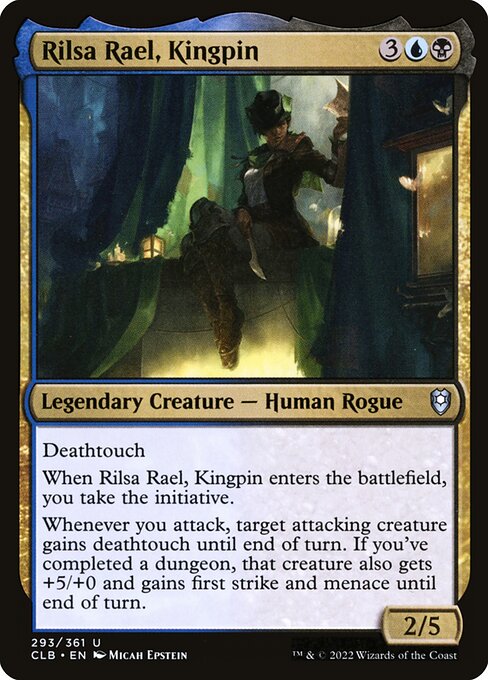 Rilsa Rael, Kingpin (293) (Foil) - Commander Legends: Battle for Baldur's Gate - Game On
