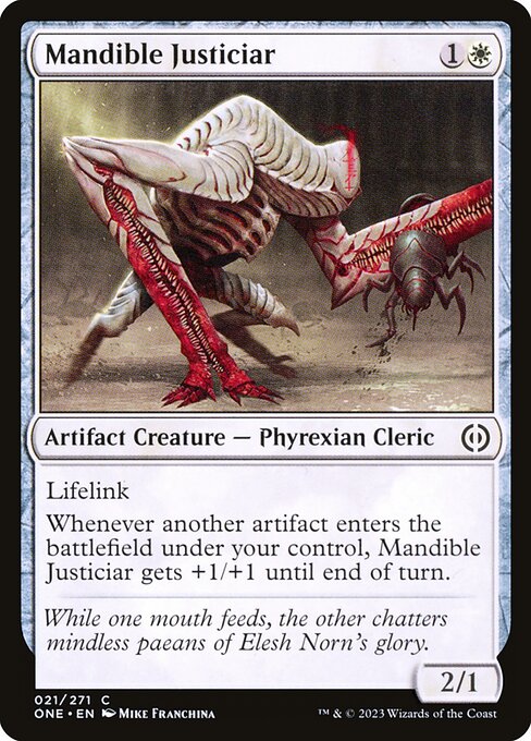 Mandible Justiciar (21) - Phyrexia: All Will Be One - Game On