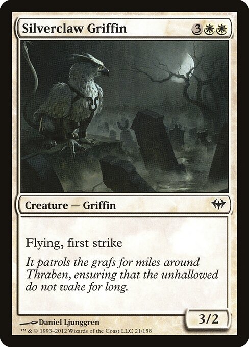Silverclaw Griffin (21) (Foil) - Dark Ascension - Game On