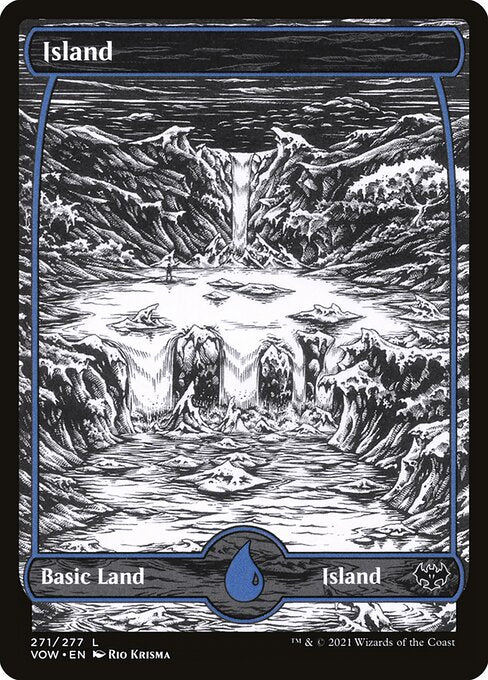 Island (271) - SHOWCASE - FULL ART (Foil) - Innistrad: Crimson Vow - Game On