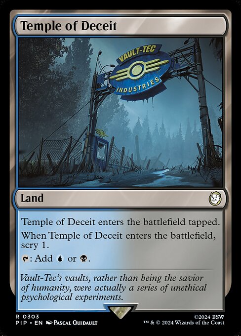 Temple of Deceit (303) (Foil) - Fallout - Game On