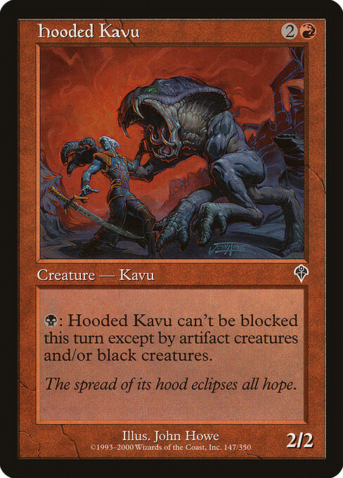 Hooded Kavu (147) (Foil) - Invasion - Game On