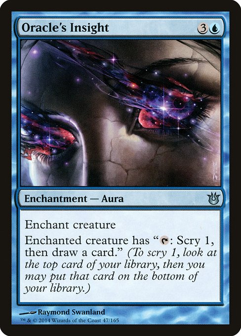 Oracle's Insight (47) (Foil) - Born of the Gods - Game On