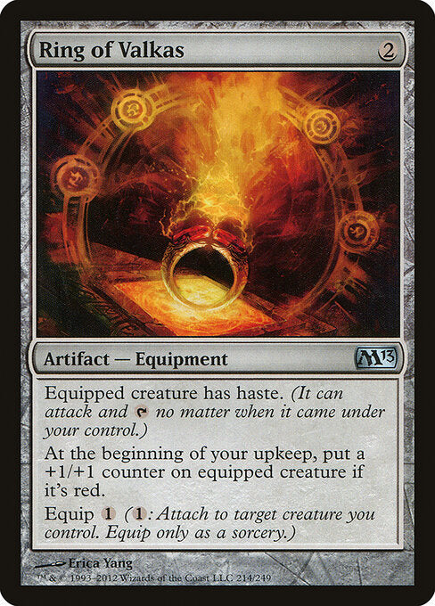 Ring of Valkas (214) (Foil) - Magic 2013 - Game On
