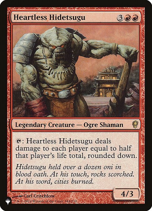 Heartless Hidetsugu (CNS-144) - The List - Game On