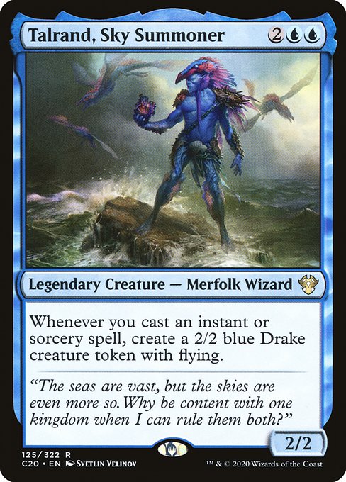 Talrand, Sky Summoner (125) - Commander 2020 - Game On