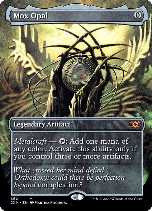 Mox Opal (362) - BORDERLESS - FULL ART - Double Masters - Game On