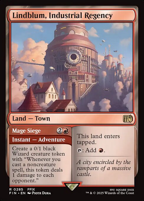 Lindblum, Industrial Regency // Mage Siege (285) (Foil) - Final Fantasy - Game On
