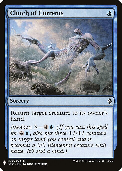 Clutch of Currents (BFZ-72) - The List - Game On