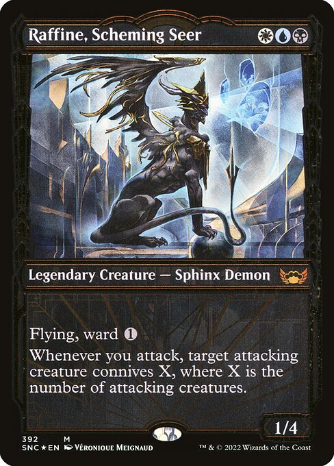 Raffine, Scheming Seer (392) - SHOWCASE (Foil) - Streets of New Capenna - Game On