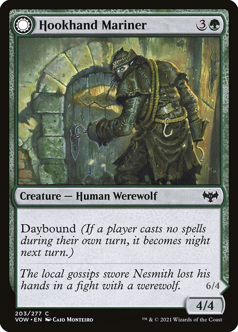 Hookhand Mariner // Riphook Raider (203) (Foil) - Innistrad: Crimson Vow - Game On