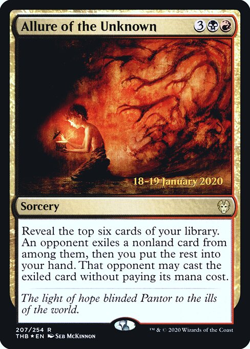 Allure of the Unknown (207s) (Foil) - Theros Beyond Death Promos - Game On