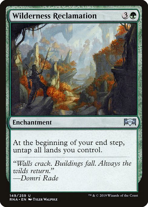 Wilderness Reclamation (149) (Chinese (S)) - Ravnica Allegiance - Game On