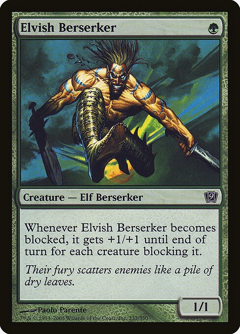 Elvish Berserker (237★) - Ninth Edition - Game On