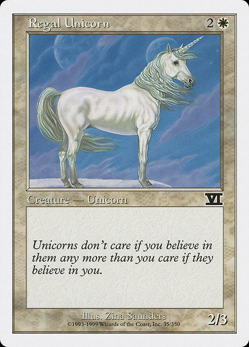 Regal Unicorn (35) - Classic Sixth Edition - Game On
