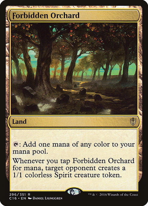 Forbidden Orchard (296) - Commander 2016 - Game On