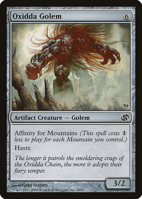Oxidda Golem (46) - Duel Decks: Jace vs. Chandra - Game On