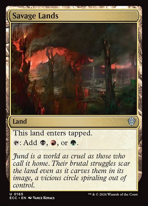 Savage Lands (165) - Lorwyn Eclipsed Commander - Game On