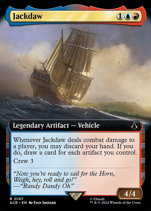 Jackdaw (167) - EXTENDED ART (Foil) - Assassin's Creed - Game On