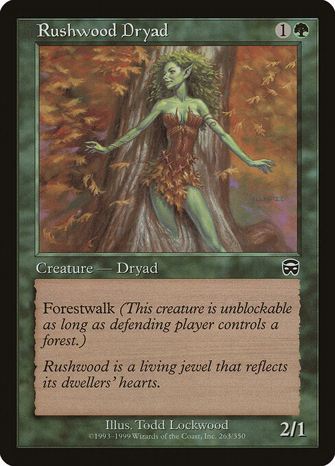 Rushwood Dryad (263) - Mercadian Masques - Game On