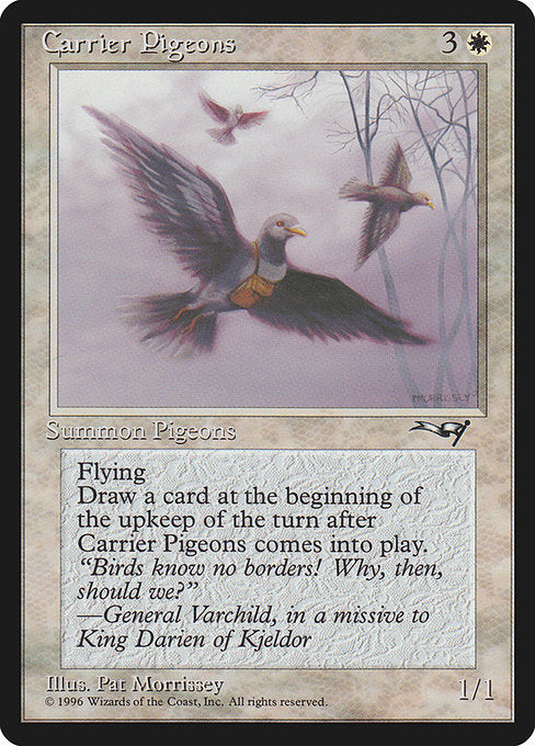Carrier Pigeons (1a) - Alliances - Game On