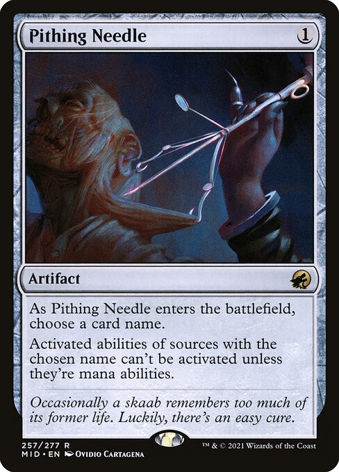 Pithing Needle (257) (Foil) - Innistrad: Midnight Hunt - Game On