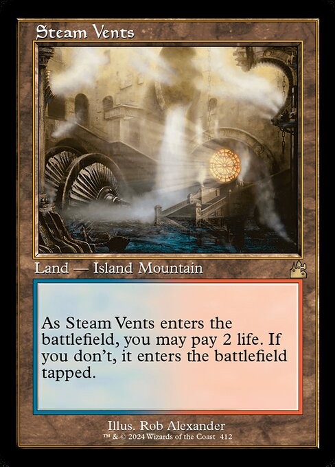 Steam Vents (412) (Foil) - Ravnica Remastered - Game On