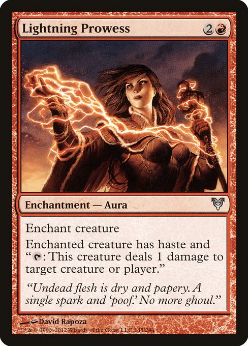 Lightning Prowess (145) (Foil) - Avacyn Restored - Game On