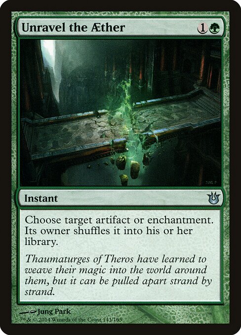 Unravel the Aether (143) (Foil) - Born of the Gods - Game On
