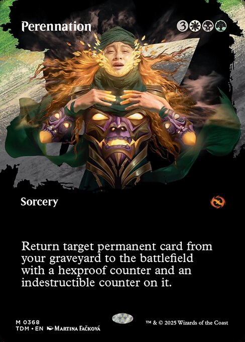 Perennation (368) - BORDERLESS - FULL ART - Tarkir: Dragonstorm - Game On