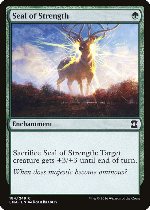 Seal of Strength (184) (Foil) - Eternal Masters - Game On