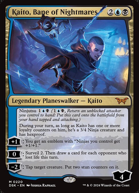 Kaito, Bane of Nightmares (220) (Foil) - Duskmourn: House of Horror - Game On